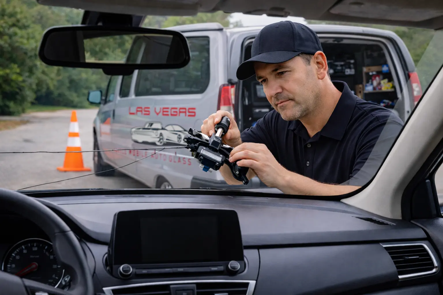 Auto glass repair service